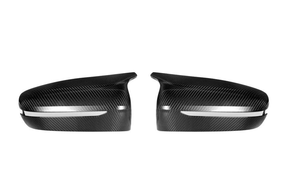 West Coast Euros Mirror Caps Dry Carbon Fiber Mirror Cap Replacements - F90 M5