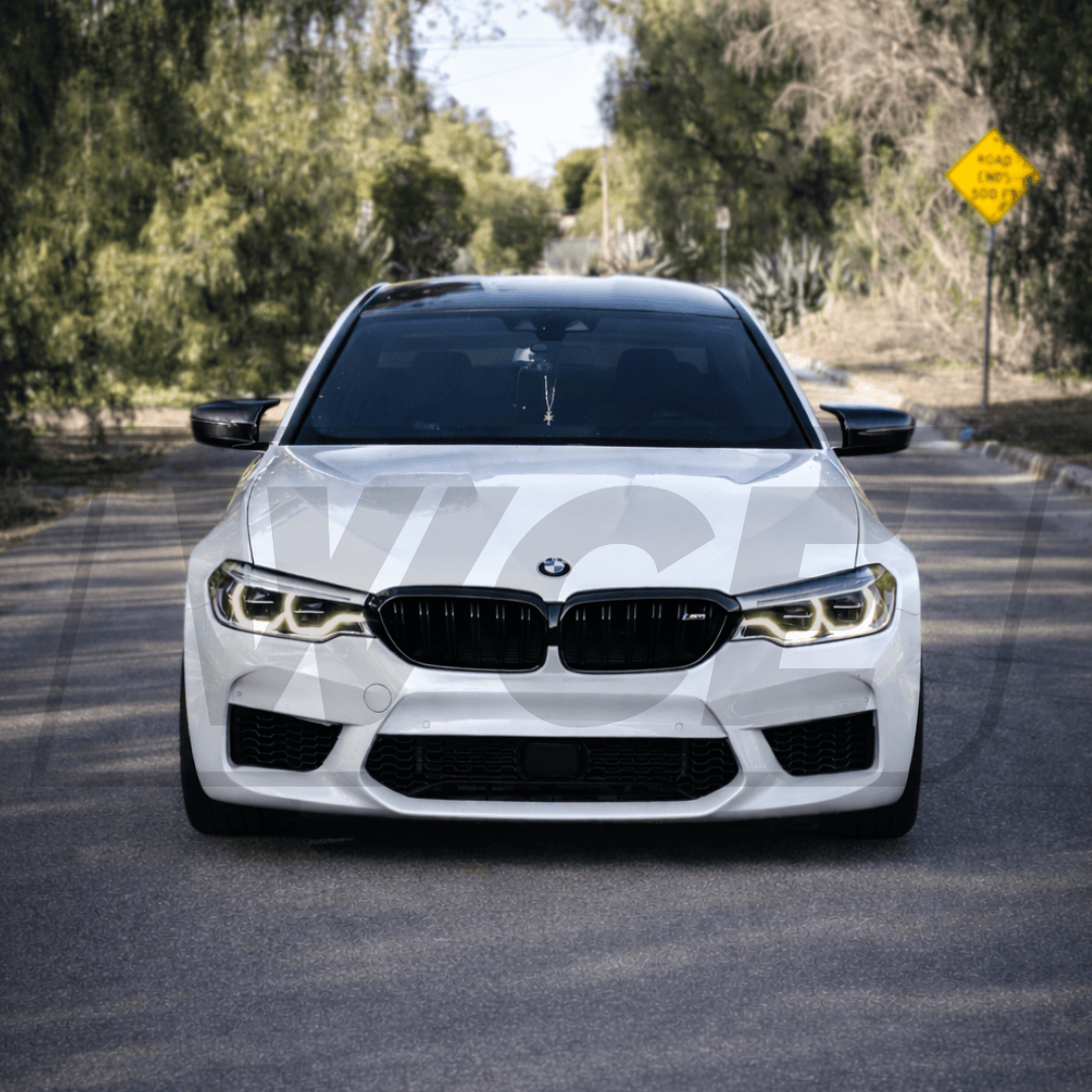 West Coast Euros Mirror Caps Dry Carbon Fiber Mirror Cap Replacements - F90 M5