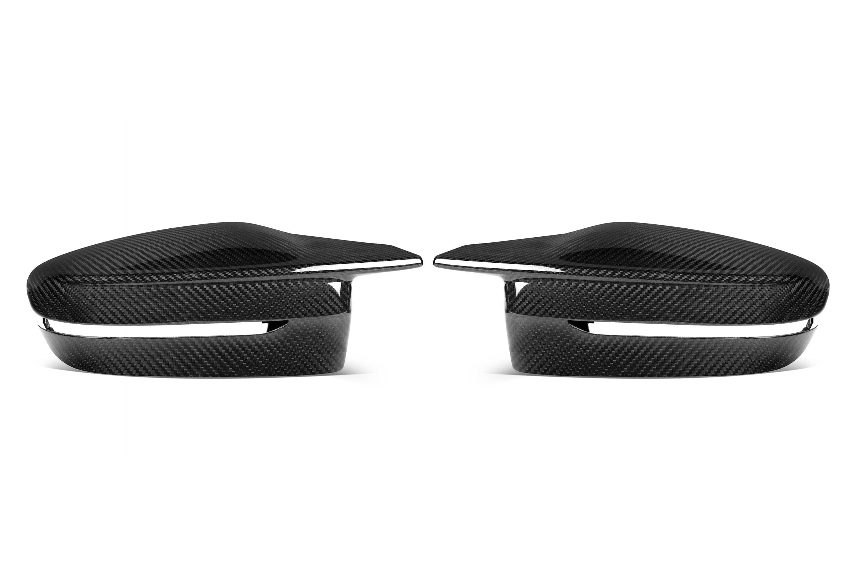 West Coast Euros Mirror Caps Dry Carbon Fiber Mirror Cap Replacements - G80 M3 / G82 M4 / G87 M2