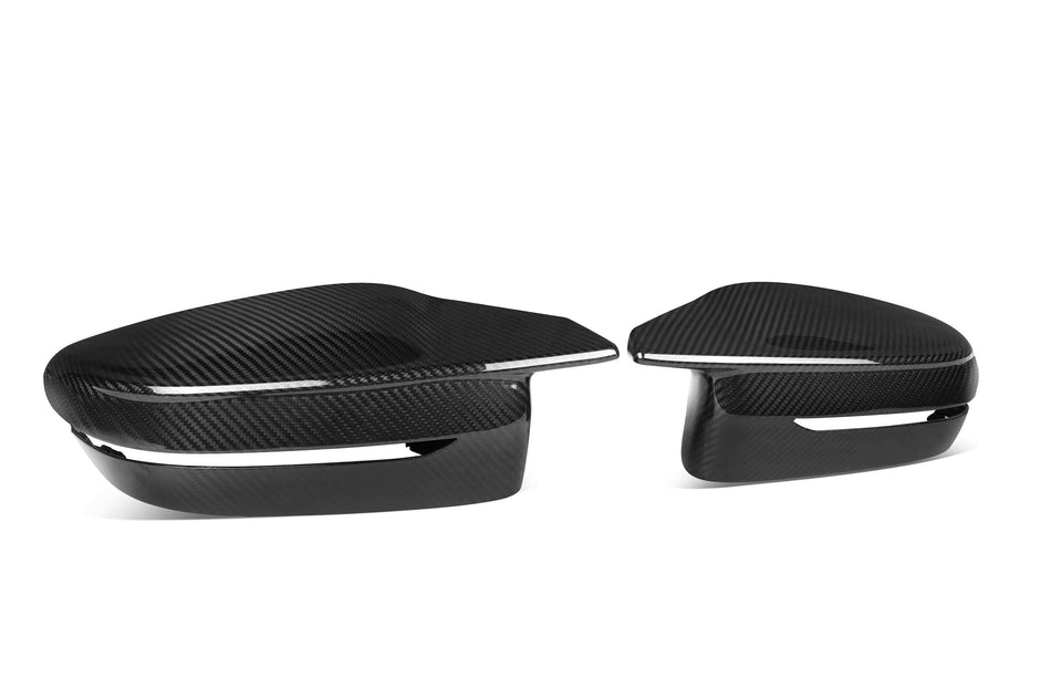 West Coast Euros Mirror Caps Dry Carbon Fiber Mirror Cap Replacements - G80 M3 / G82 M4 / G87 M2