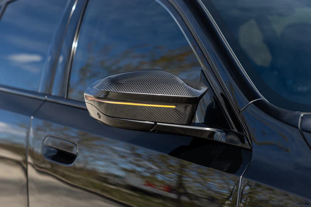 West Coast Euros Mirror Caps Dry Carbon Fiber Mirror Caps - G90 M5 / G99 M5/ G60 5 Series