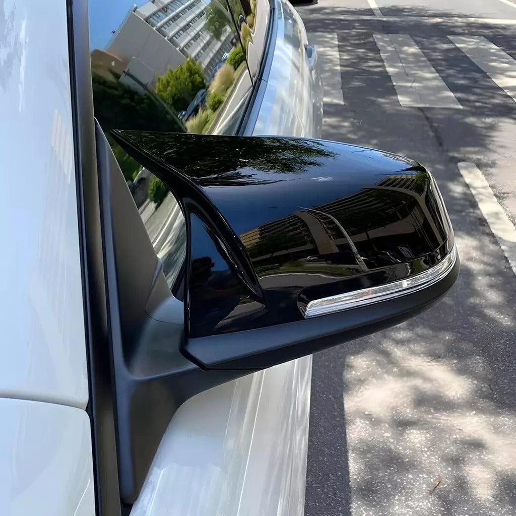 West Coast Euros Mirror Caps Gloss Black M Style Mirror Cap Replacements - A90 / A91 Mk5 Supra