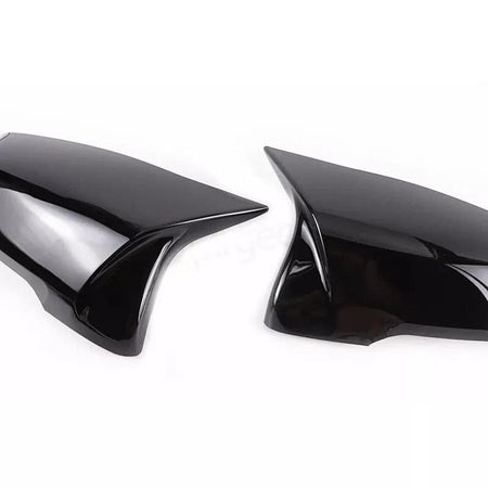 West Coast Euros Mirror Caps Gloss Black M Style Mirror Cap Replacements - A90 / A91 Mk5 Supra