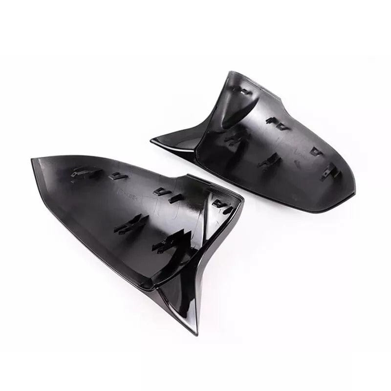 West Coast Euros Mirror Caps Gloss Black M Style Mirror Cap Replacements - A90 / A91 Mk5 Supra