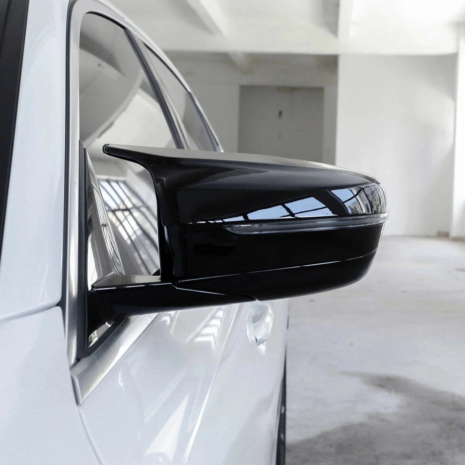 West Coast Euros Mirror Caps M Style Gloss Black Mirror Cap Replacements - G20 3 Series / G22 4 Series (Verify Fitment!)