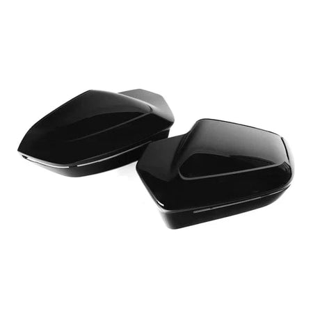 West Coast Euros Mirror Caps M Style Gloss Black Mirror Cap Replacements - G60 5 Series / G70 7 Series / G90 M5