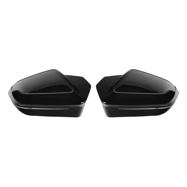 West Coast Euros Mirror Caps M Style Gloss Black Mirror Cap Replacements - G60 5 Series / G70 7 Series / G90 M5