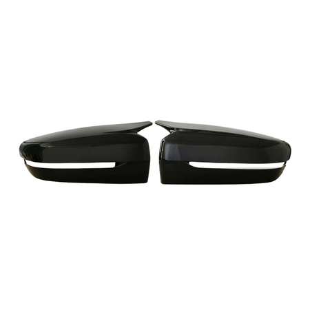 West Coast Euros Mirror Caps M Style Gloss Black Mirror Caps - G42 2 Series / G30 5 Series / G12 7 Series / G15 8 Series