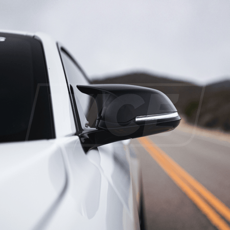 West Coast Euros Mirror Caps M Style Mirror Housing Conversion Gloss Black - BMW F2x F3x