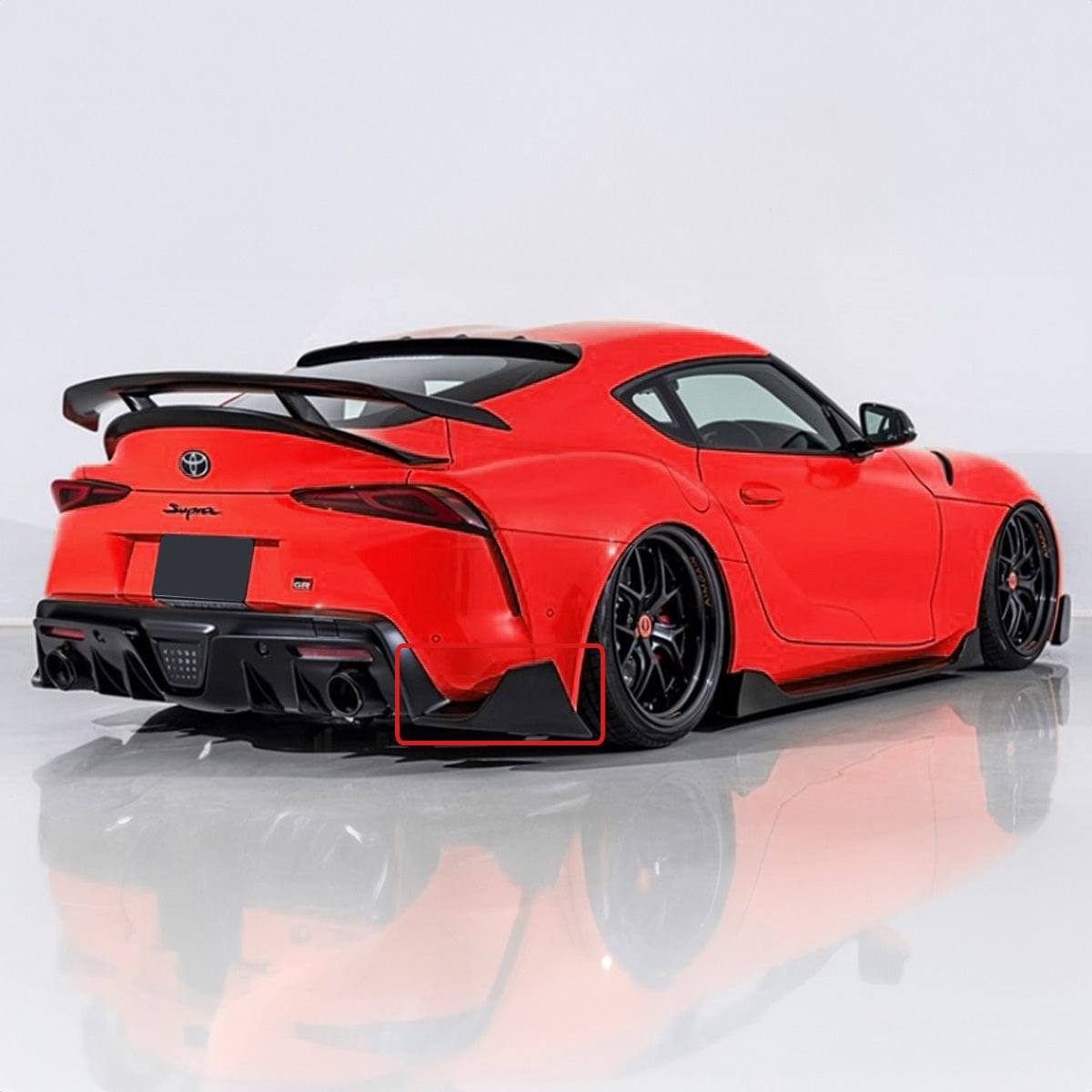 West Coast Euros Misc. Exterior AG Style Carbon Fiber Rear Bumper Spats - A90 / A91 Mk5 Supra