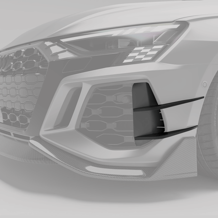 West Coast Euros Misc. Exterior Audi RS3 8Y Sportback Carbon Fiber Canards