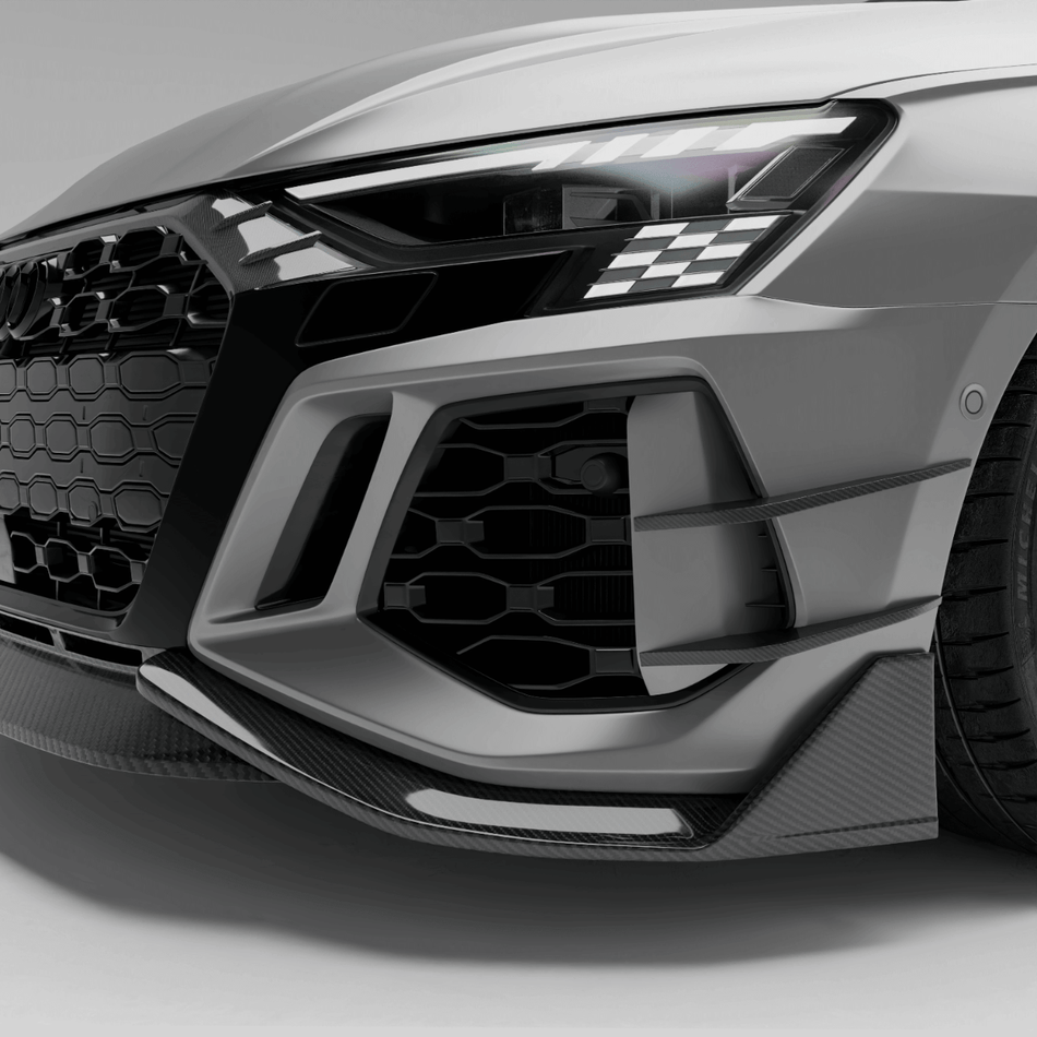 West Coast Euros Misc. Exterior Audi RS3 8Y Sportback Carbon Fiber Canards