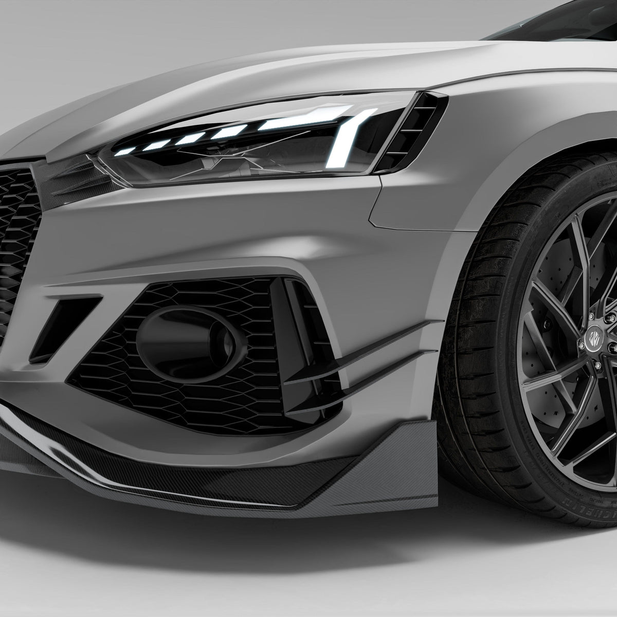 West Coast Euros Misc. Exterior Audi RS5 B9.5 Facelift Sportback Carbon Fiber Canards
