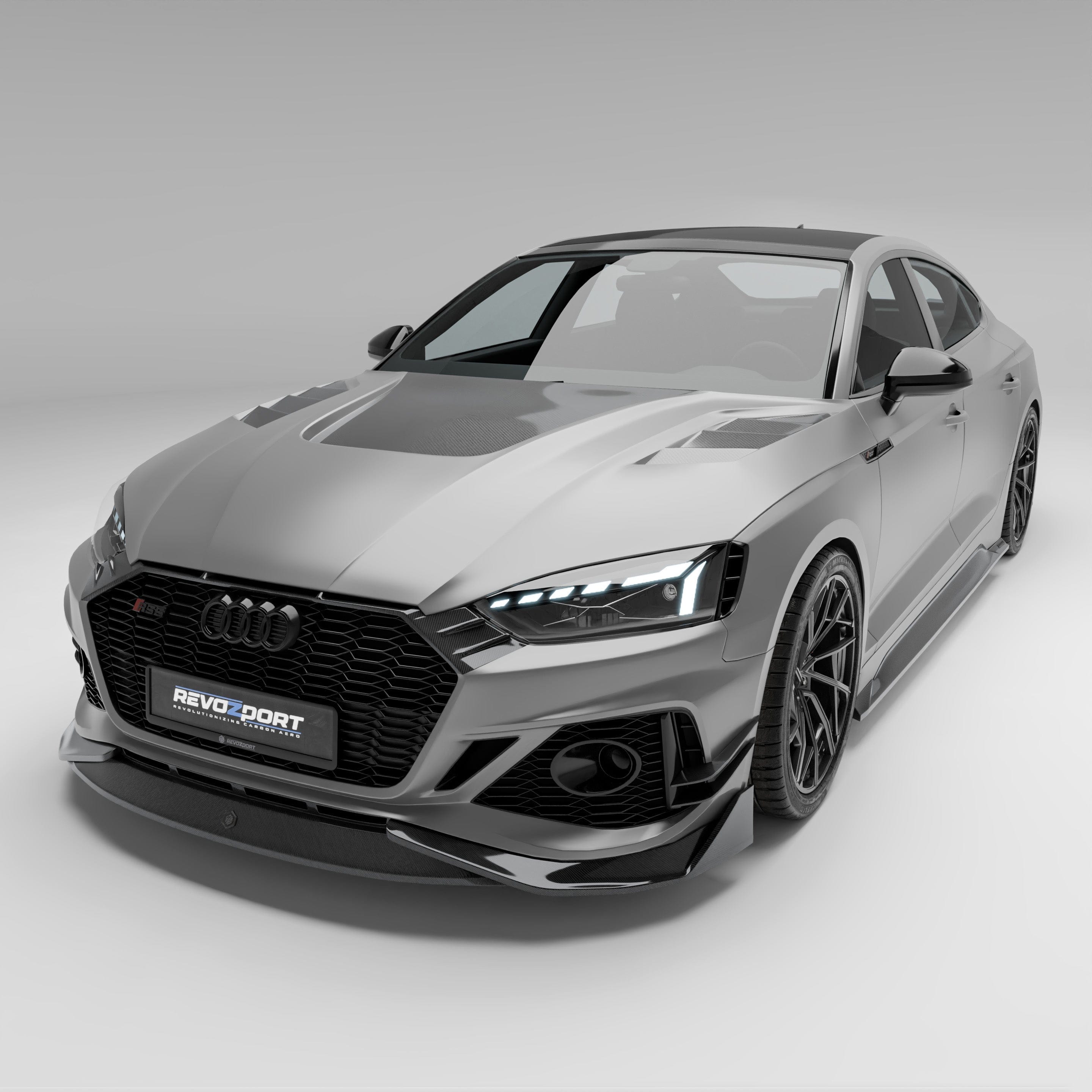 West Coast Euros Misc. Exterior Audi RS5 B9.5 Facelift Sportback Carbon Fiber Canards