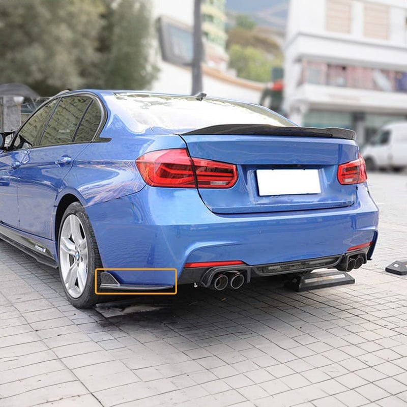 West Coast Euros Misc. Exterior BMW F30 Rear Bumper Extension - F30 3 Series (w/ M Sport)