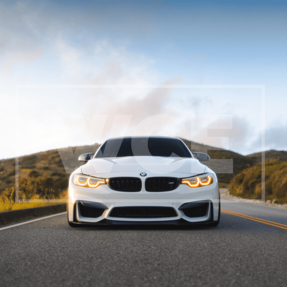 West Coast Euros Misc. Exterior BMW F8x M3 M4 Carbon Fiber Front Upper Fangs (V1)
