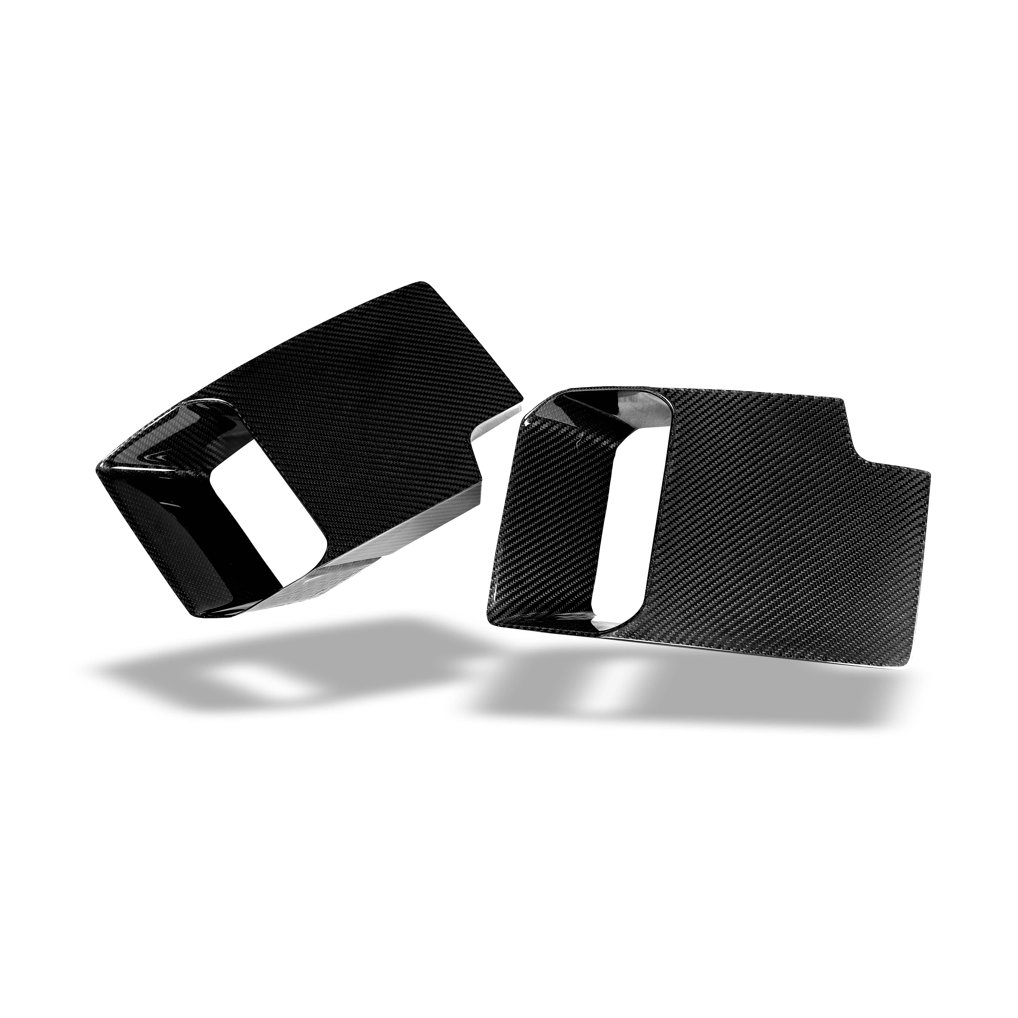 West Coast Euros Misc. Exterior BMW M2 G87 Carbon Fiber Aero Front Bumper Block-Off Plates