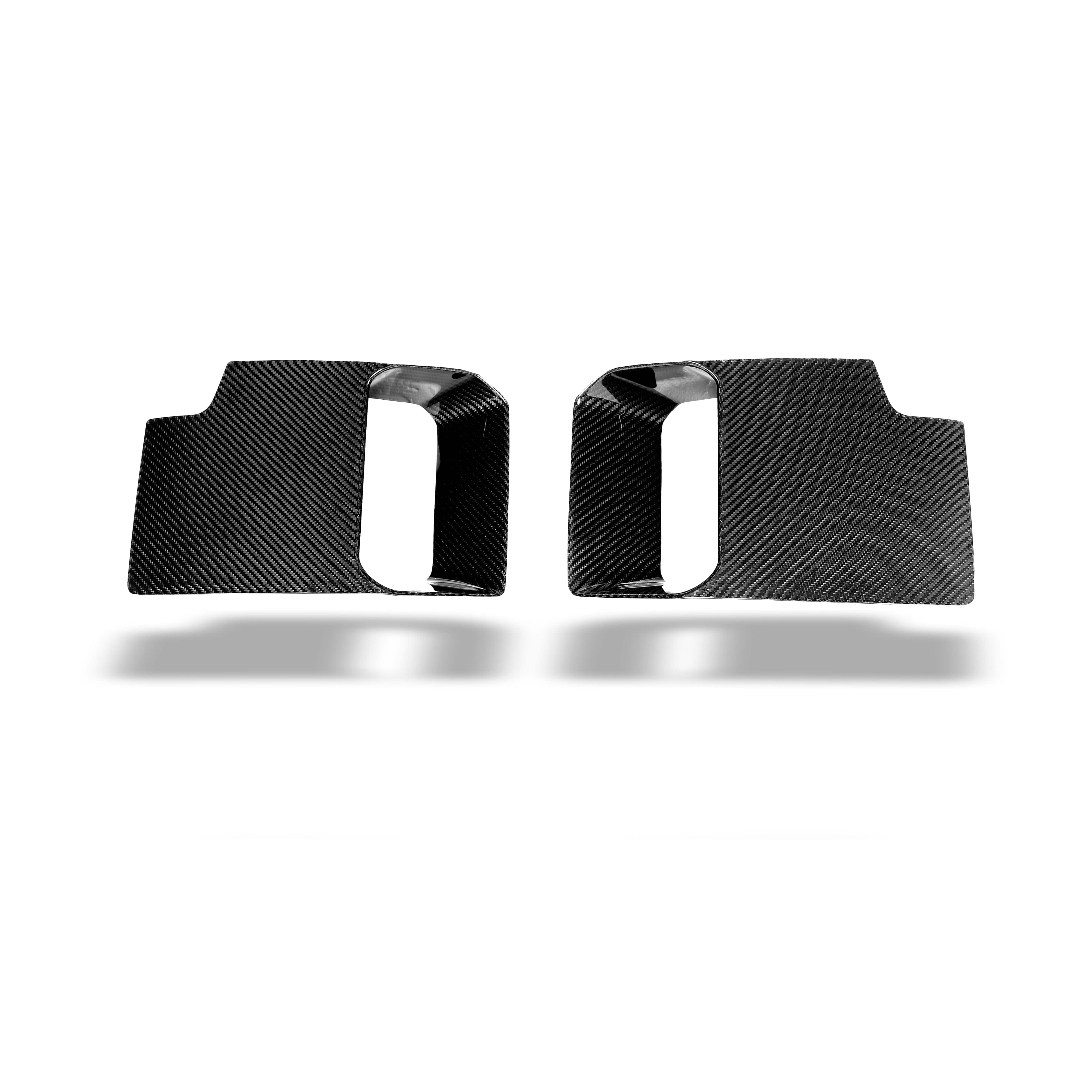 West Coast Euros Misc. Exterior BMW M2 G87 Carbon Fiber Aero Front Bumper Block-Off Plates