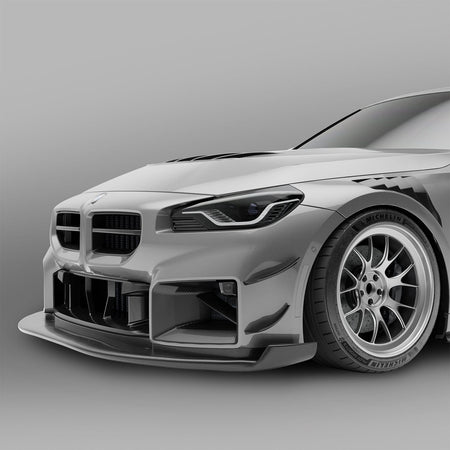 West Coast Euros Misc. Exterior BMW M2 G87 Carbon Fiber Aero Front Bumper Canards