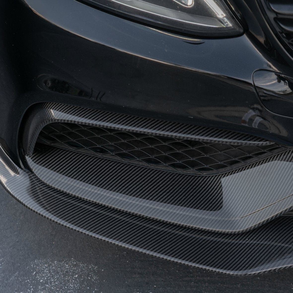 West Coast Euros Misc. Exterior Carbon Fiber Air Duct Trim - W205 C63