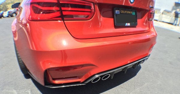 Carbon Fiber Rear Bumper Extensions - F80 M3 / F82 M4 – West Coast