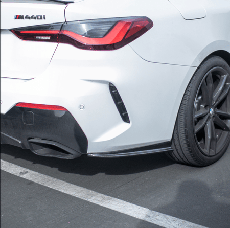 West Coast Euros Misc. Exterior Carbon Fiber Rear Bumper Spats - G22 4 Series