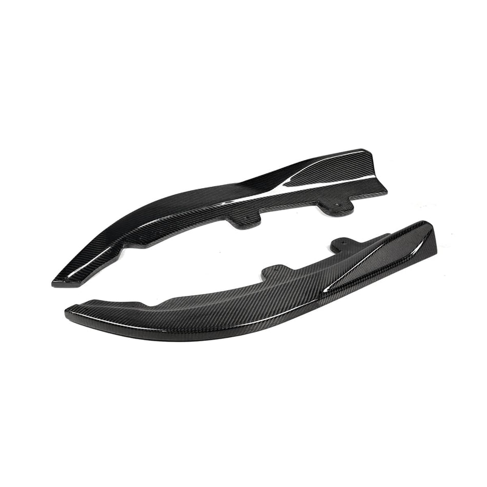 West Coast Euros Misc. Exterior Max Style Carbon Fiber Rear Bumper Splitters - G22 4 Series