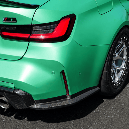West Coast Euros Misc. Exterior OE Style Carbon Fiber Rear Bumper Spats - G80 M3 / G82 M4