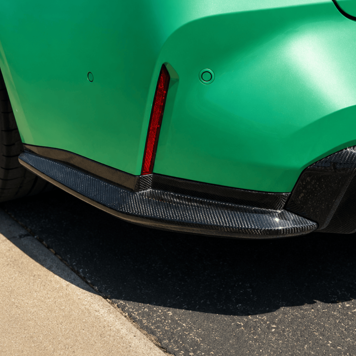 West Coast Euros Misc. Exterior OE Style Carbon Fiber Rear Bumper Spats - G80 M3 / G82 M4