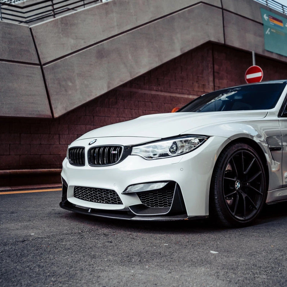 West Coast Euros Misc. Exterior Performance Style Carbon Fiber Front Bumper Splitters - BMW F80 M3 / F82 M4