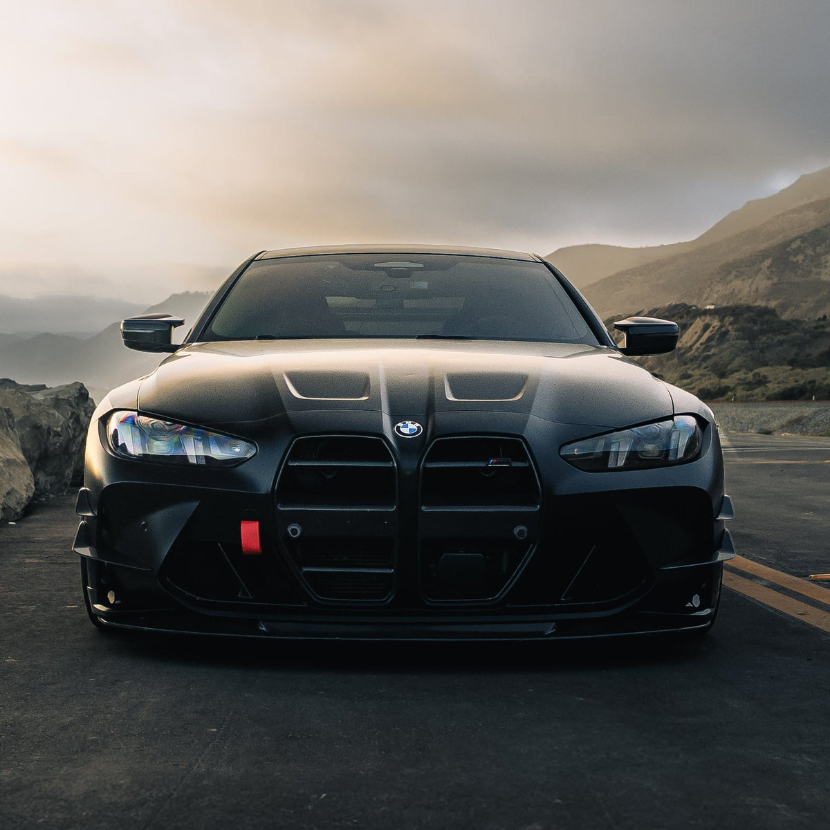 West Coast Euros Misc. Exterior VC Style Carbon Fiber Front Bumper Canards - G80 M3 / G82 M4
