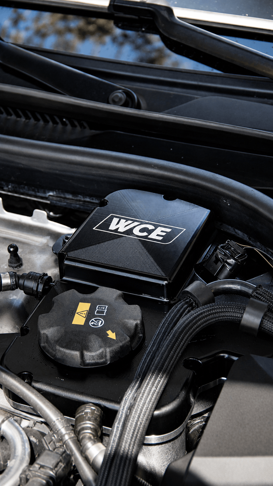 West Coast Euros Performance WCE S63 TU4 Billet Coolant Reservoir Expansion Tank - F90 M5 / F92 M8