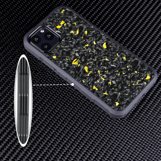 West Coast Euros Phone Case Gold Shockproof / For iPhone X Case Real Gold Forged Carbon Fiber Phone Case | iPhone X-13