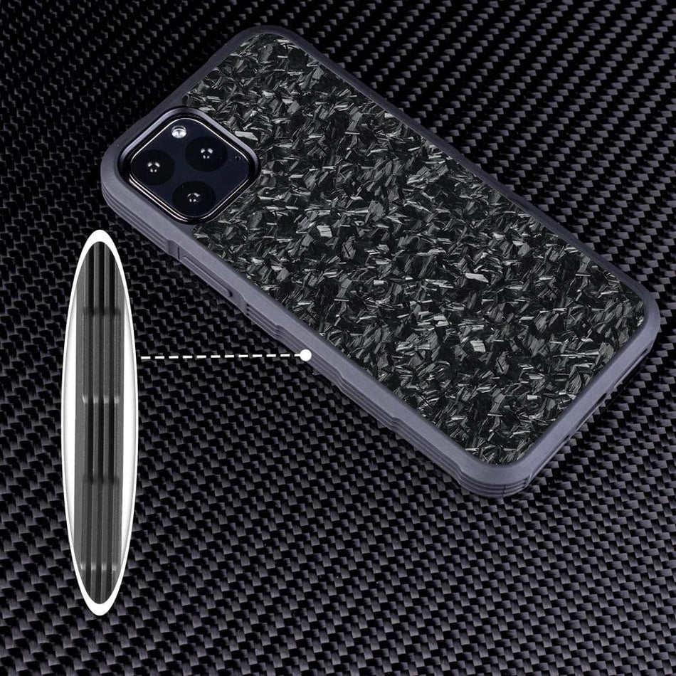 West Coast Euros Normal Shockproof / For iPhone X Case Real Forged Carbon Fiber for iPhone XS XR XSMAX Cover Slim Strongest Durable Snugly for iPhone X/7/11PRO/12PRO/13/13Pro Max Case