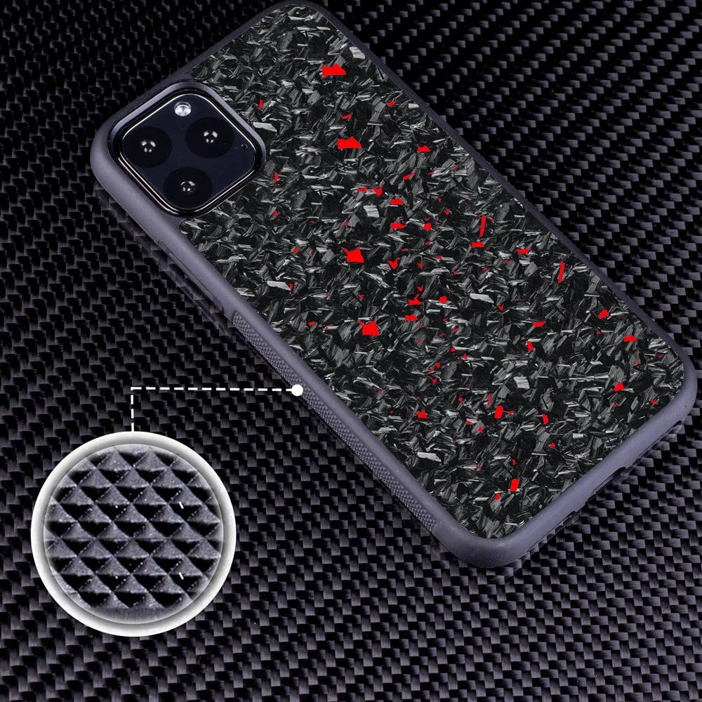 West Coast Euros Red Forged / iPhone 14 Real Forged Carbon Fiber for iPhone 14/14Plus Cover Slim Strongest Durable Snugly for iPhone 14Pro/14Pro Max Case