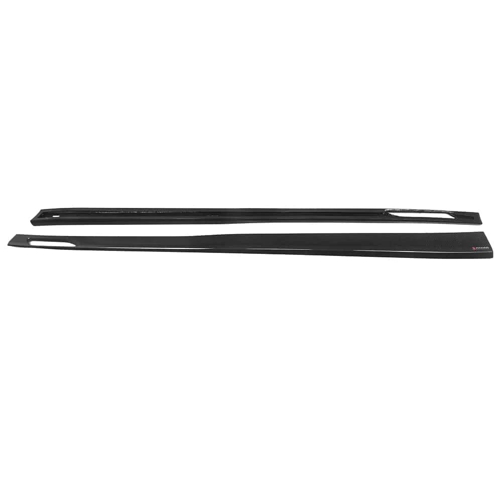 West Coast Euros Side Skirt SQ-A Style Dry Carbon Fiber Side Skirt - G90 M5 / G99 M5
