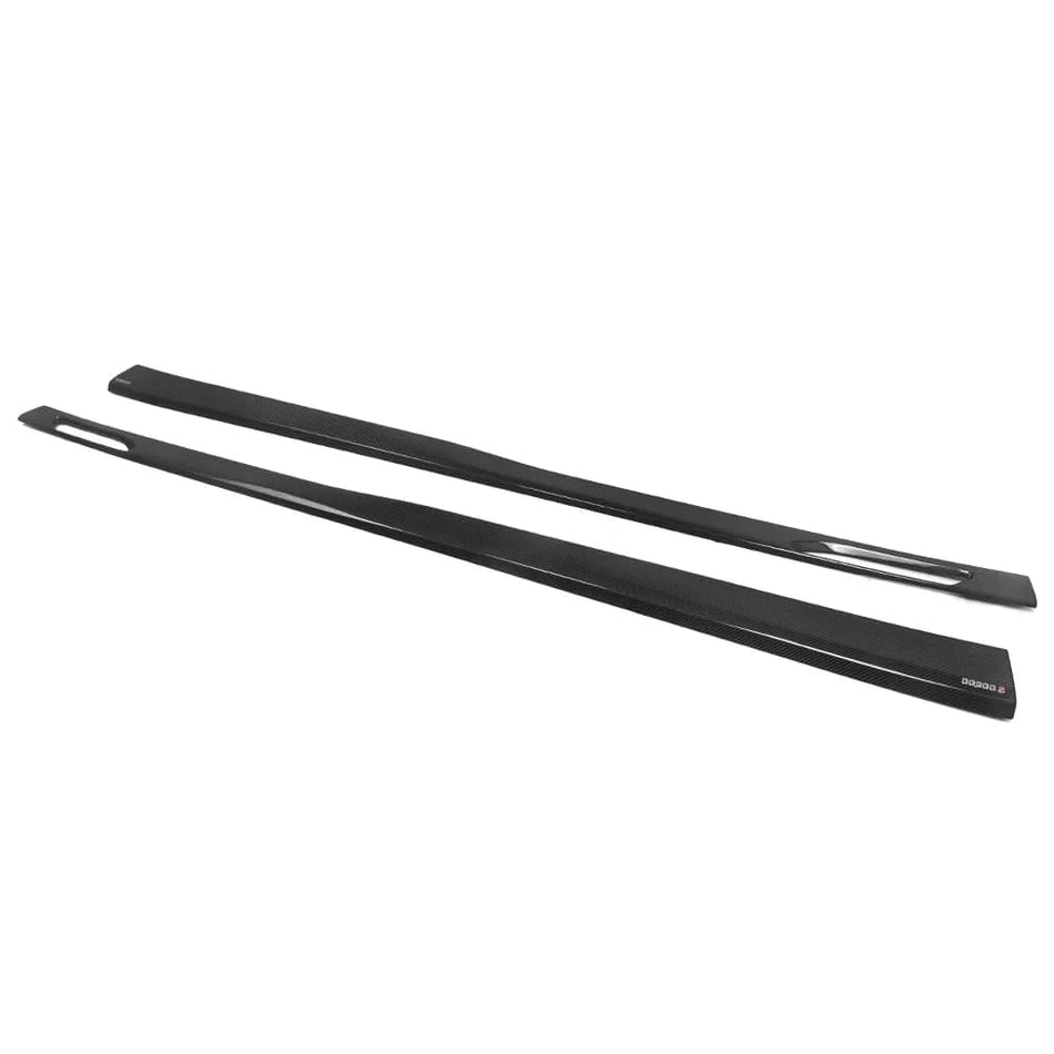 West Coast Euros Side Skirt SQ-A Style Dry Carbon Fiber Side Skirt - G90 M5 / G99 M5