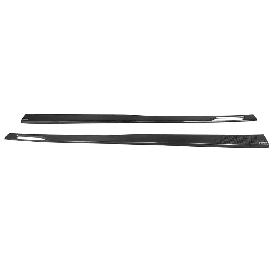 West Coast Euros Side Skirt SQ-A Style Dry Carbon Fiber Side Skirt - G90 M5 / G99 M5