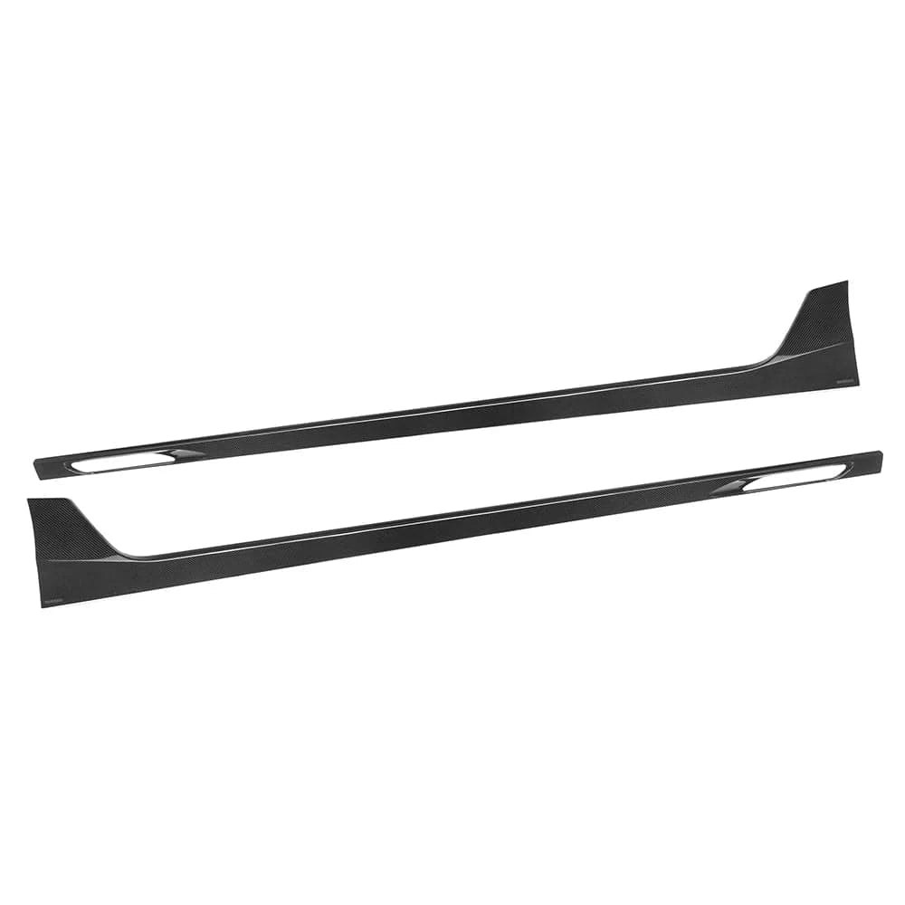 West Coast Euros Side Skirt SQ-B Style Dry Carbon Fiber Side Skirt - G90 M5 / G99 M5