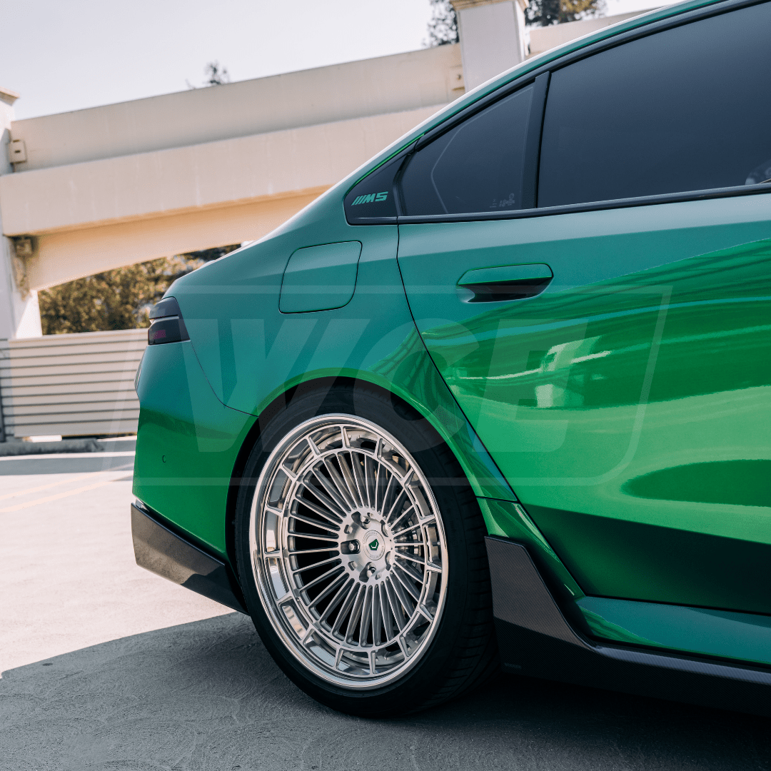West Coast Euros Side Skirt SQ-B Style Dry Carbon Fiber Side Skirt - G90 M5 / G99 M5
