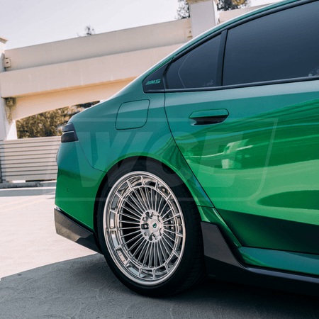 West Coast Euros Side Skirt SQ-B Style Dry Carbon Fiber Side Skirt - G90 M5 / G99 M5