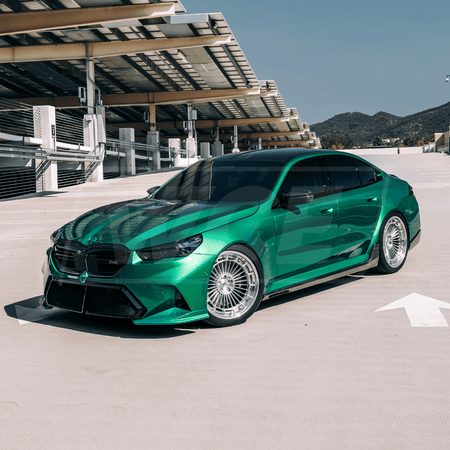 West Coast Euros Side Skirt SQ-B Style Dry Carbon Fiber Side Skirt - G90 M5 / G99 M5