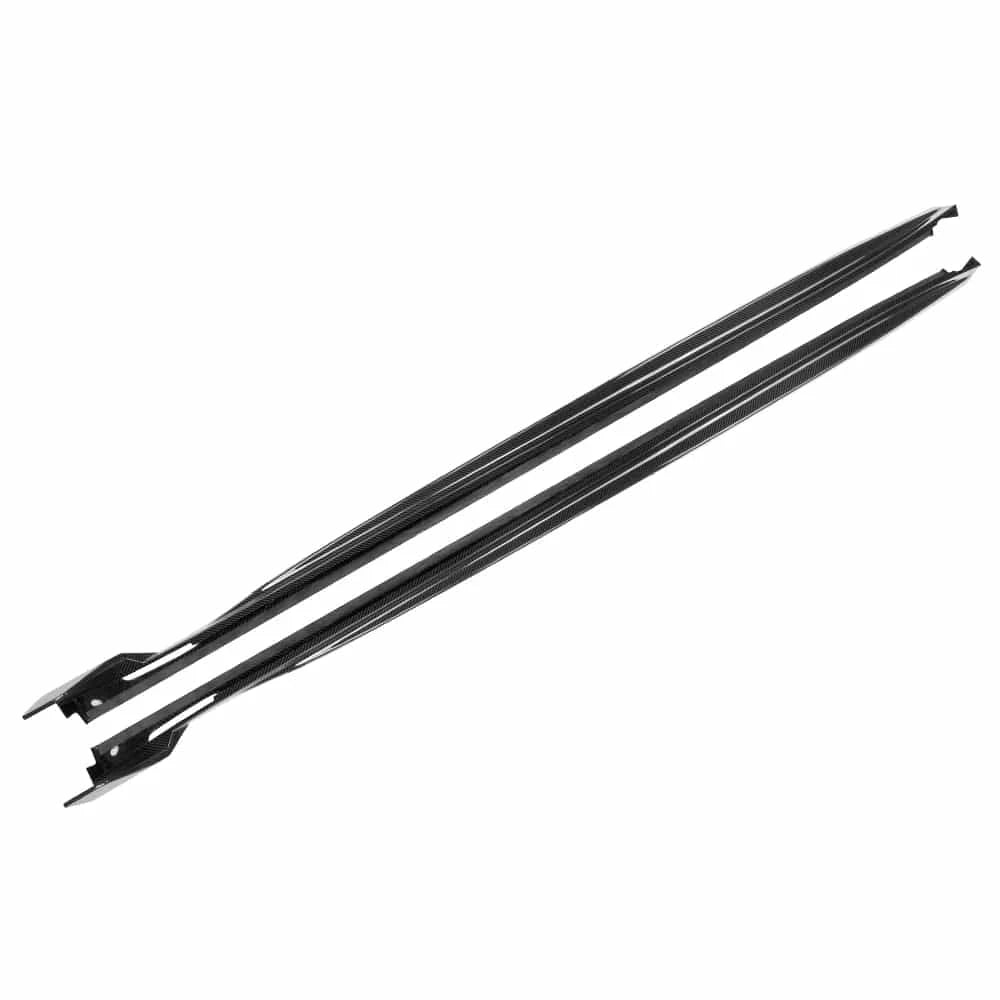 West Coast Euros Side Skirt SQ-B Style Dry Carbon Fiber Side Skirts - F97 X3M / F98 X4M / G01 X3 / G02 X4