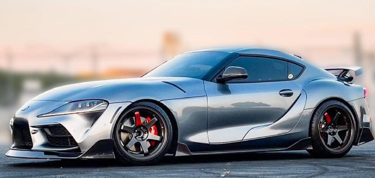 AG Style Carbon Fiber Side Skirt Extensions - A90 / A91 Mk5 Supra