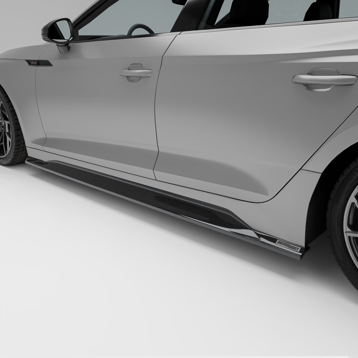 West Coast Euros Side Skirts Audi RS5 B9.5 Facelift Sportback Carbon Fiber Side Skirts