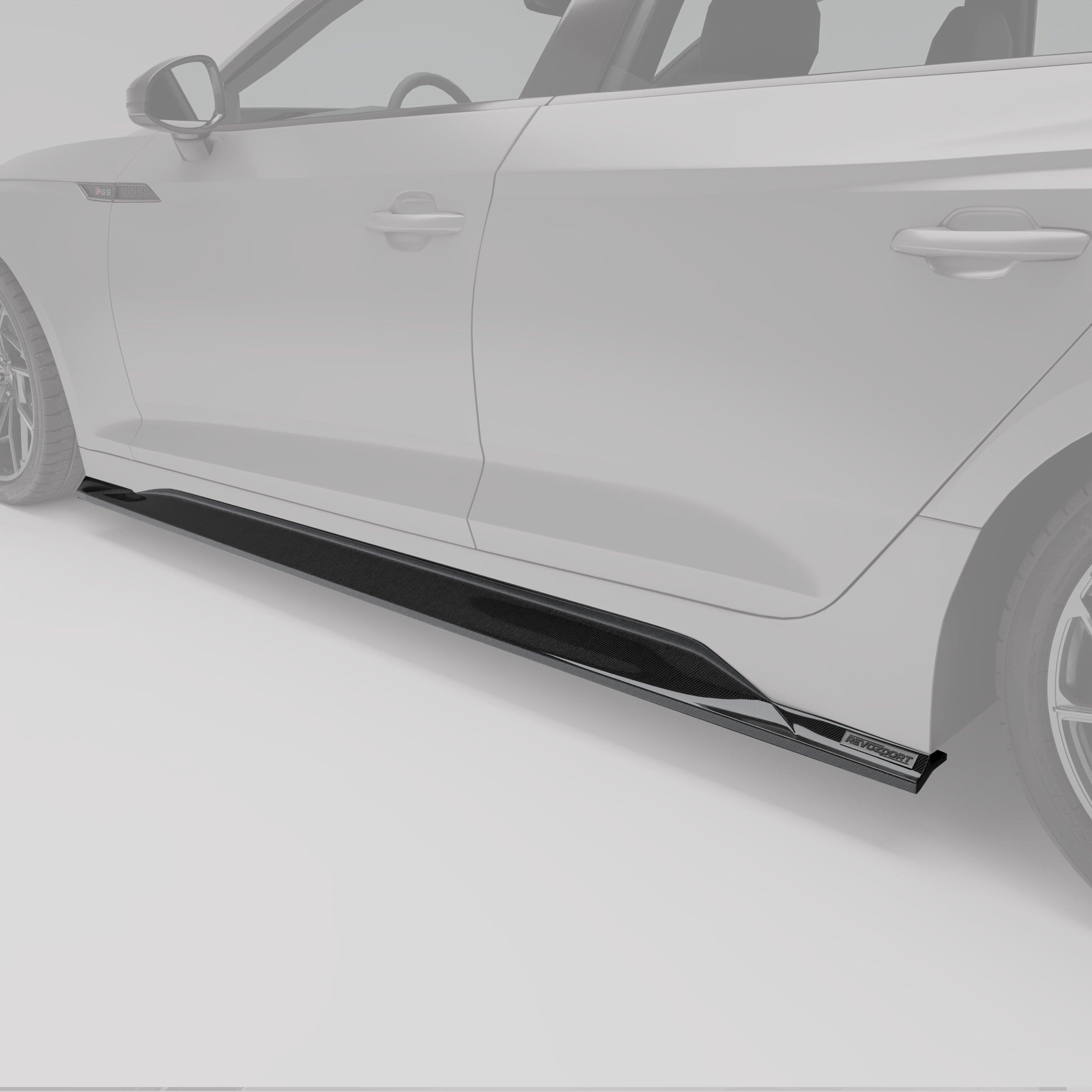 West Coast Euros Side Skirts Audi RS5 B9.5 Facelift Sportback Carbon Fiber Side Skirts