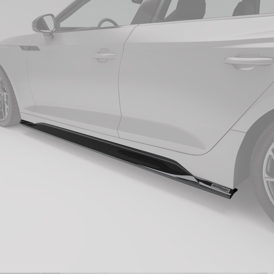 West Coast Euros Side Skirts Audi RS5 B9.5 Facelift Sportback Carbon Fiber Side Skirts