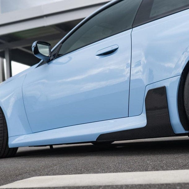  G87 M2　サイドスポイラー　カーボン　MPスタイル MP Style Carbon Fiber Winglet Side Skirt Extensions - G87 M2