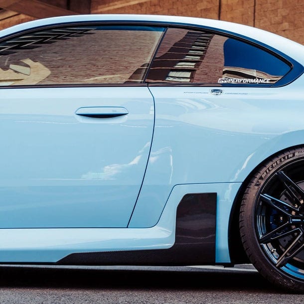 MP Style Carbon Fiber Winglet Side Skirt Extensions - G87 M2