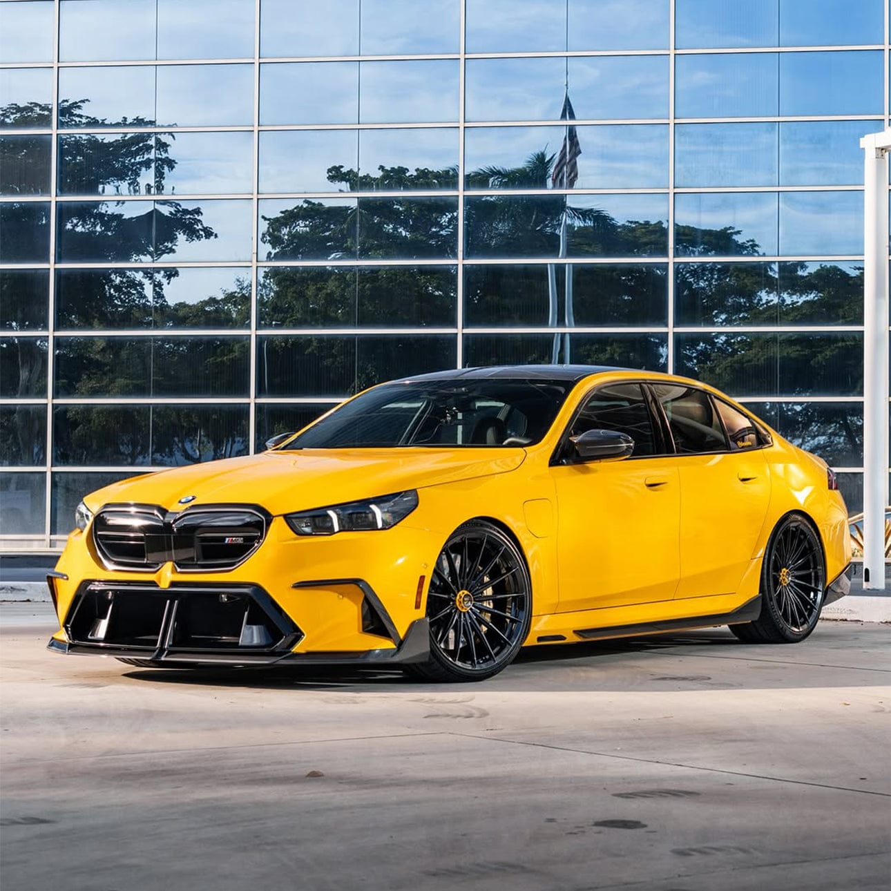 West Coast Euros Side Skirts Performance Style Carbon Fiber Side Skirt Add-Ons - G90 M5 / G99 M5